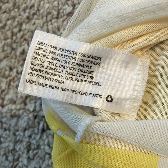 NWT Future Collective Gariella Karefa-Johnson Midi Maxi Dress Sheer Mesh Yellow - Picture 11 of 11